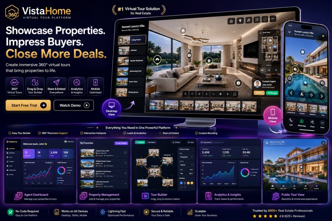 Real Estate Virtual Tour Platform